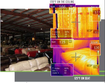 warehouse heat insulation